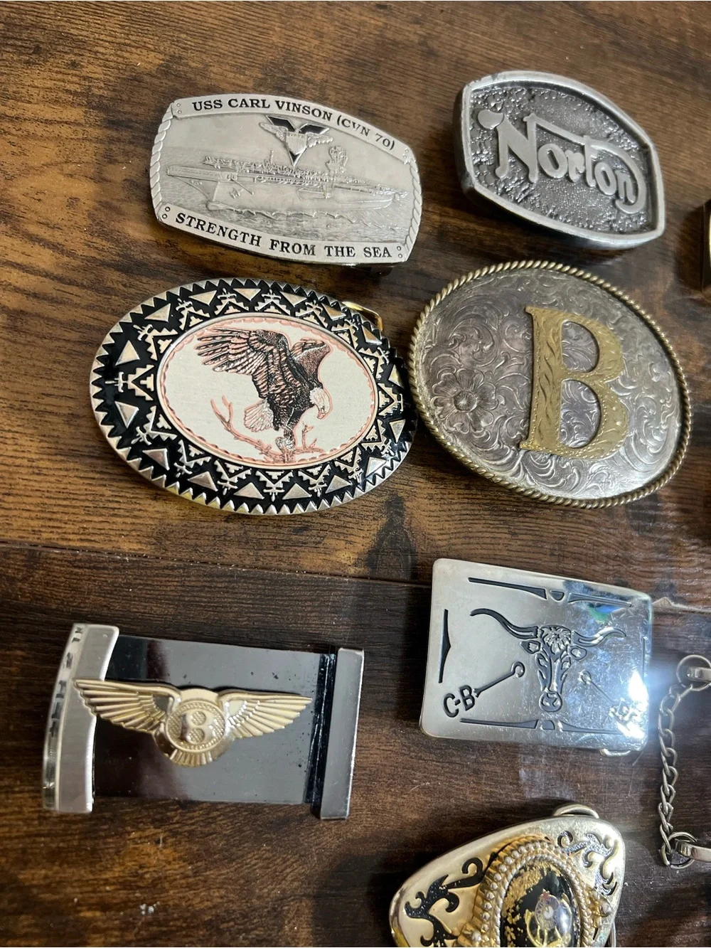 Mixed Men’s Money Clips and Buckle Accents - Gold & Silver Tones